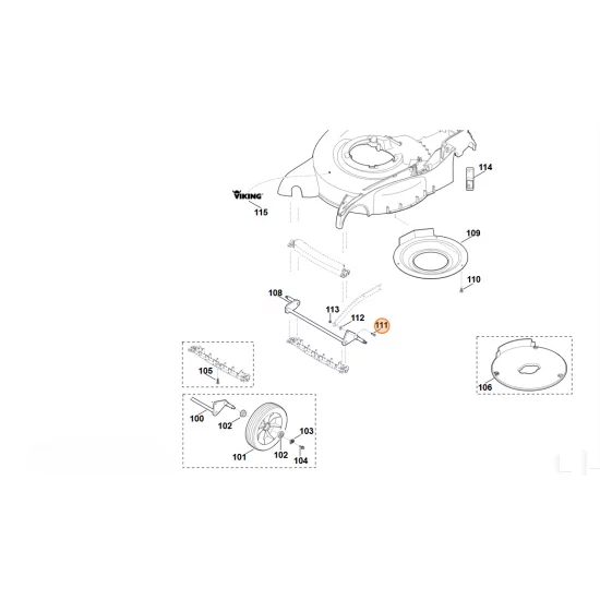 Stihl   Sworzeń z kołnierzem 6375 703 8401